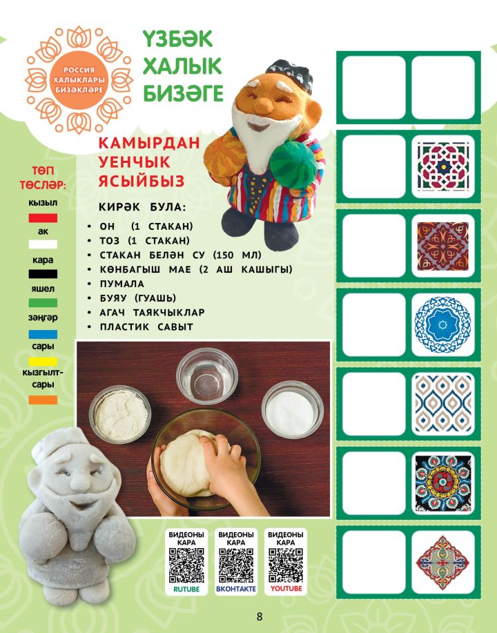Россия халыклары бизәкләре: үзбәк орнаменты